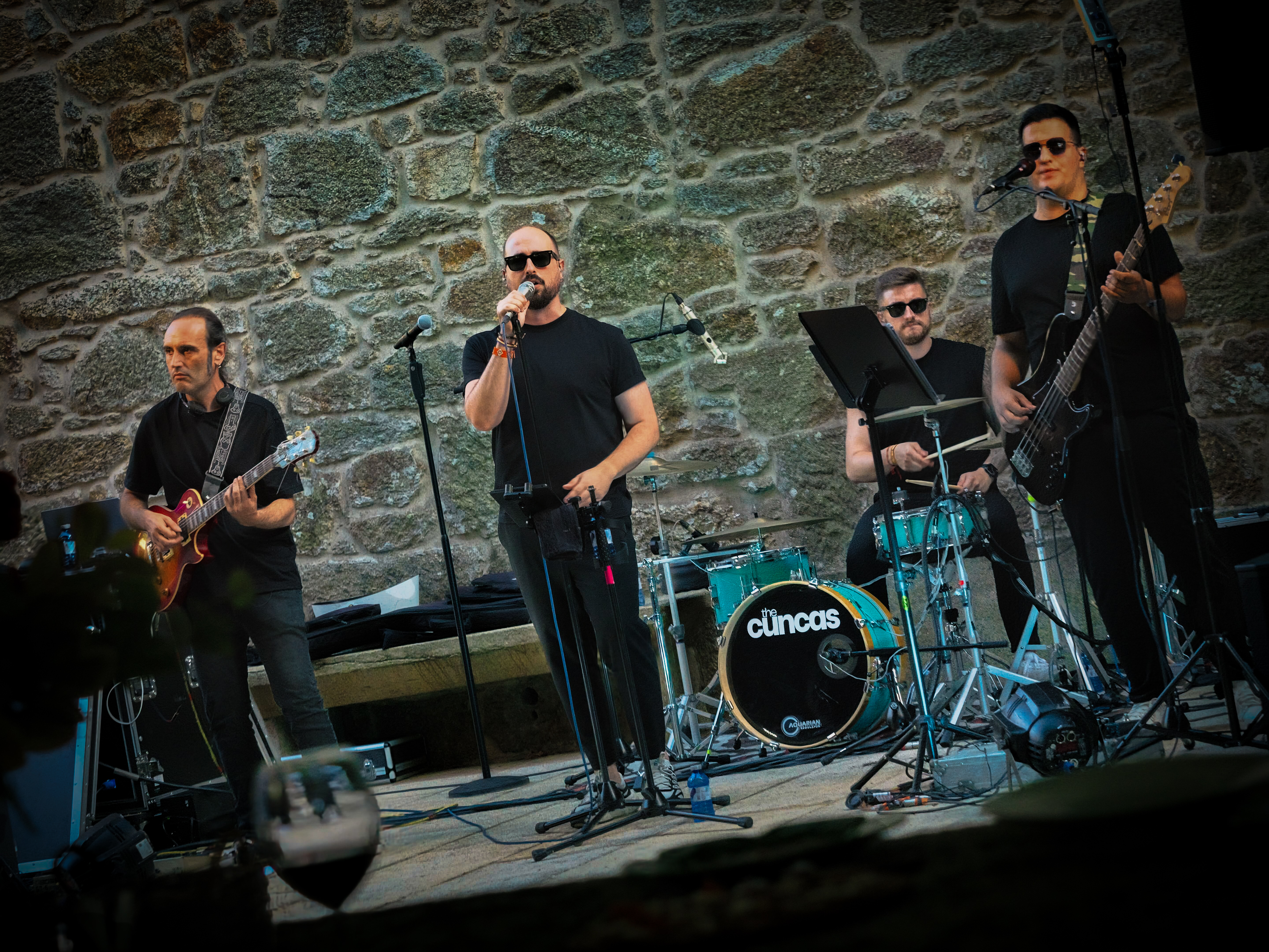 Guitarrista de The Cuncas en directo